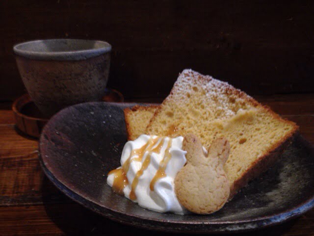 シフォンケーキがキャラメルに変更になりました