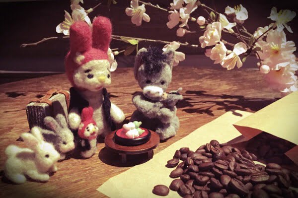 季節限定ブレンド「うららか」、ほんわかとしたイメージで作りました
