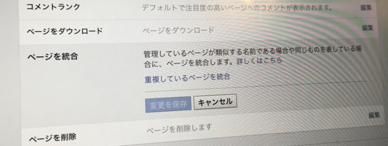 複数ページがある場合は統合しましょう。